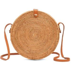 Amerii Rattan / Ata / Straw Crossbody Purse